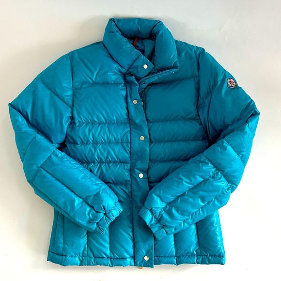 AUTH Moncler Jacket Teal Blue - Picture 1 of 9